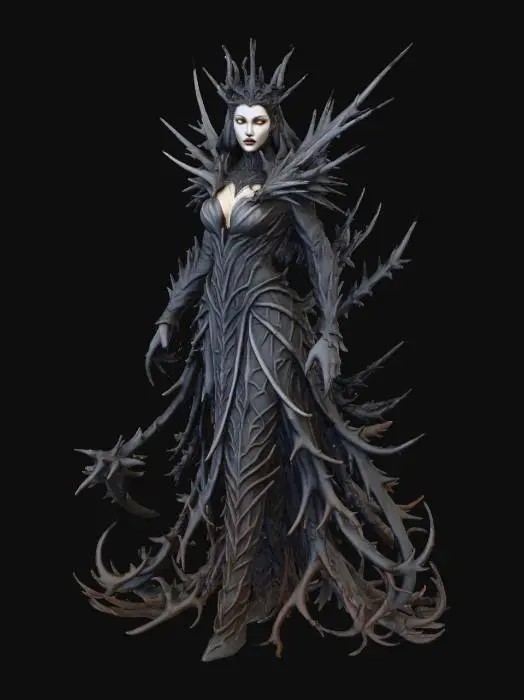 3D model for Thorn Necro Queen