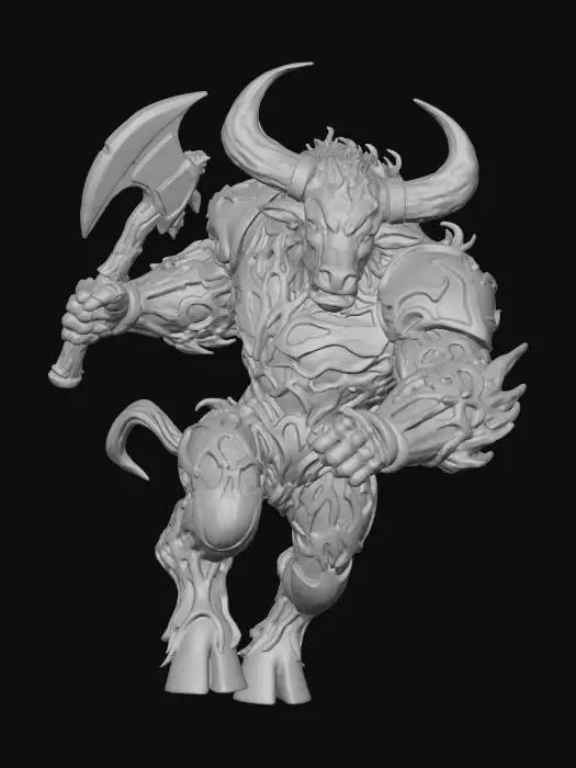 3D model for Minotaur's Fury