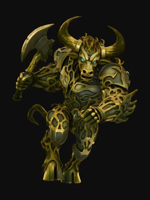 3D model for Minotaur's Fury