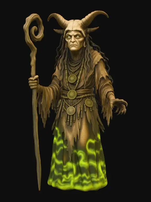 3D model for Female Plague Oracle