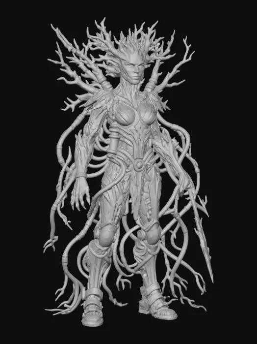 3D model for Dryad Mechanist Warrior