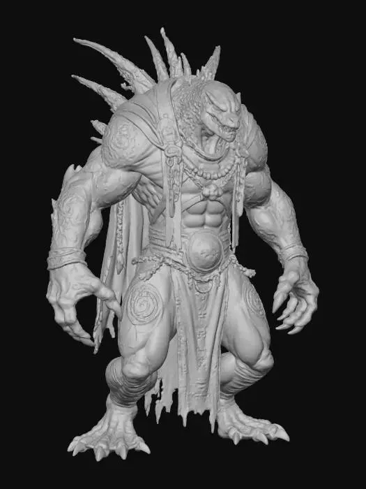 3D model for Golem Eldritch Overlord