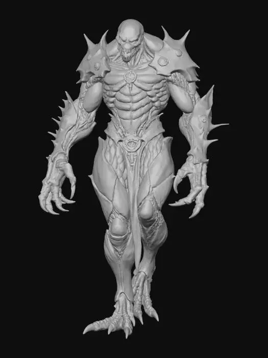 3D model for Golem Nightmare Monster