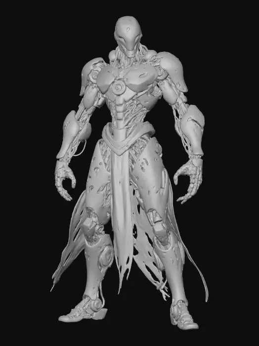 3D model for Cyber Synth Guardian