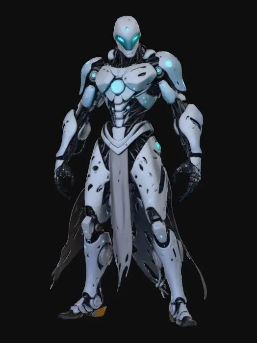 3D model for Cyber Synth Guardian