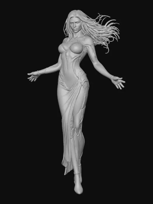3D model for Female Levitation Guardian