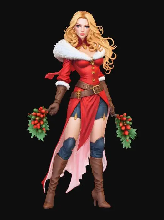 3D model for Female Elegant Holiday, #Christmas2025#