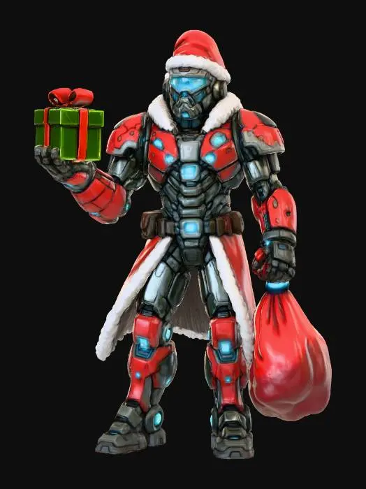 3D model for Cybernetic Courier, #Christmas2025#