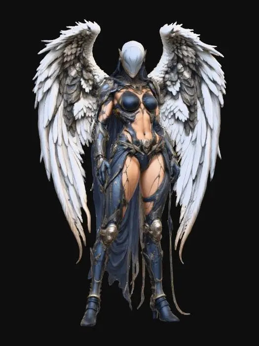 3D model for Female Guardian of the Skies