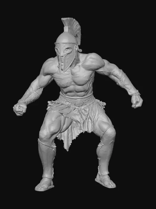3D model for Greek Warrior's Resolve