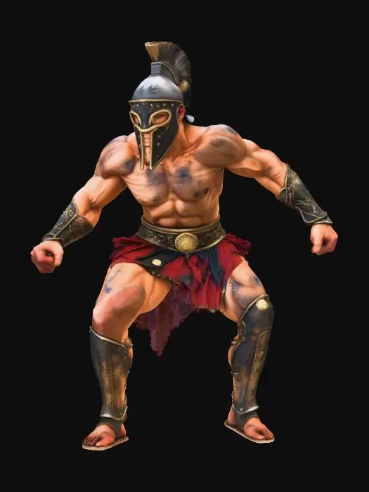 3D model for Greek Warrior's Resolve