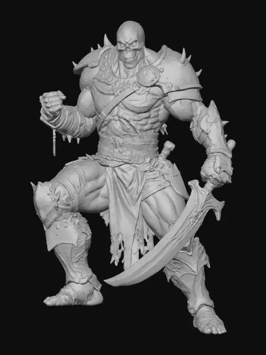 3D model for Skull Warrior