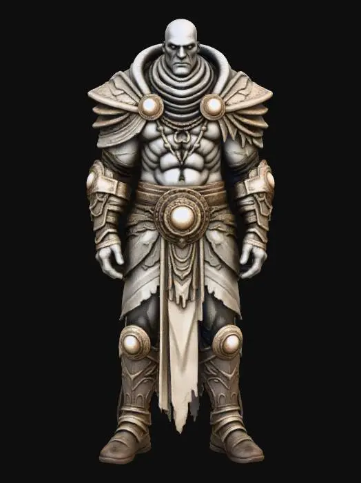 3D model for Golem Commander