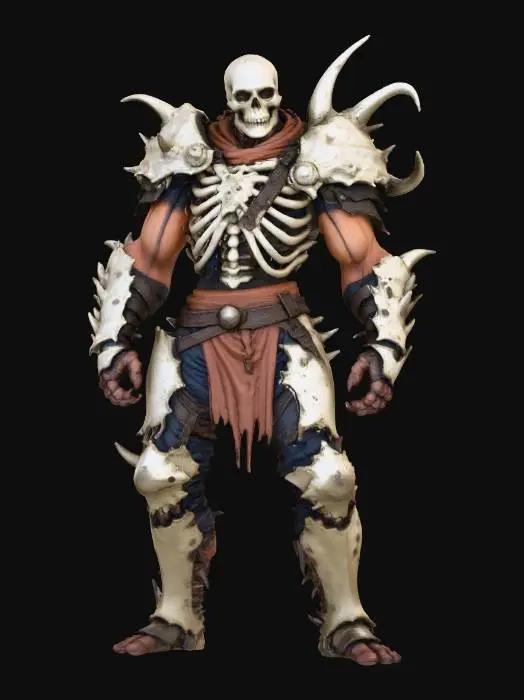 3D model for Energy Bone Warrior