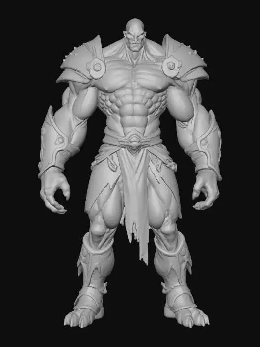 3D model for Titan War Golem