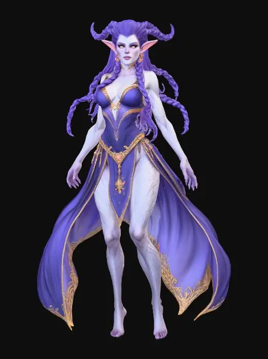 3D model for Female Mystic Druid