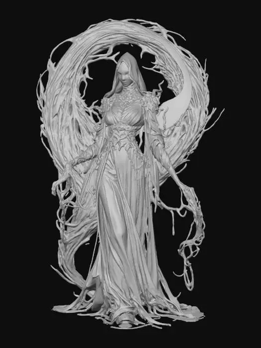 3D model for Female Lunar Wraith