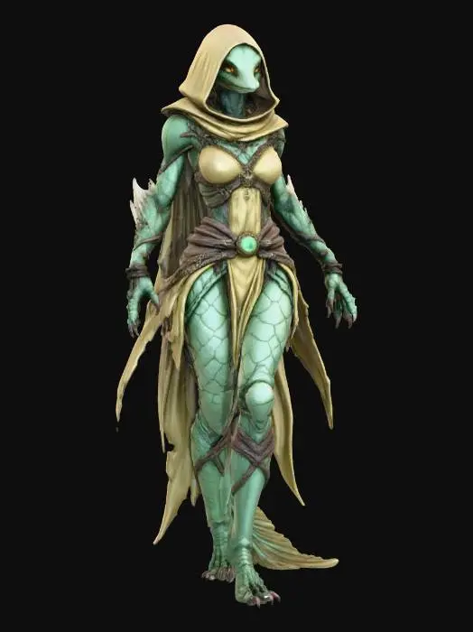 3D model for Female Guardian of the Lost Isles