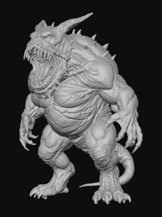 3D model for Swamp Monster