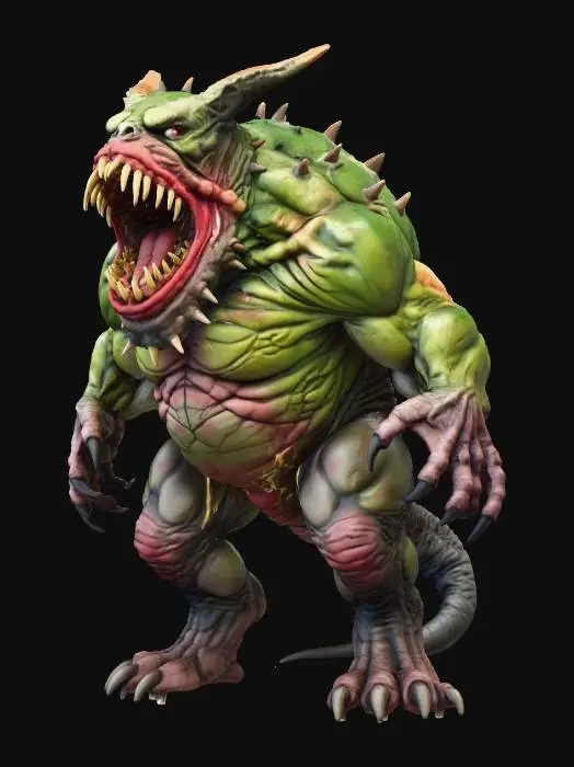 3D model for Swamp Monster