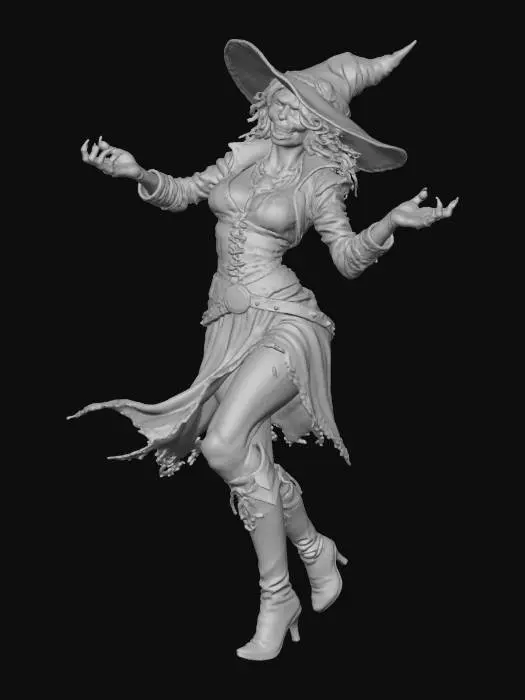 3D model for Female Undead Dancing Enchantress