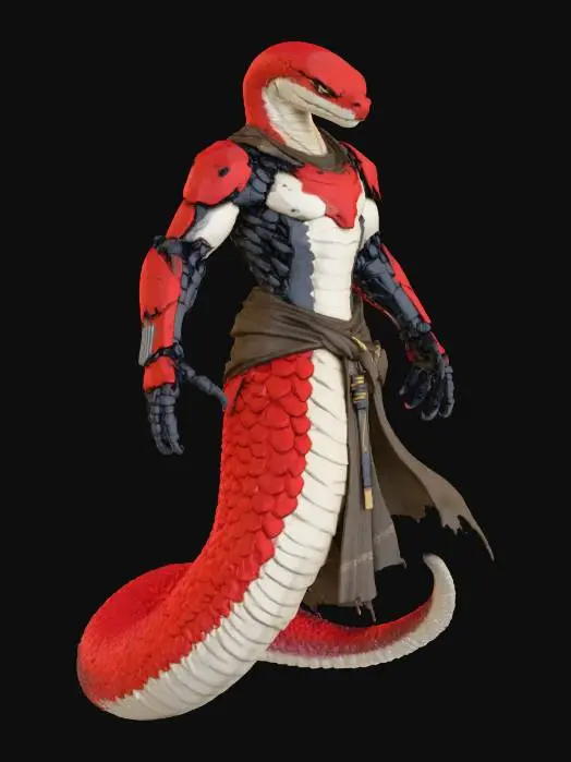 3D model for Robotic Snake Warrior