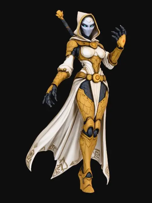 3D model for Female Robotic Masked