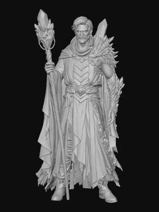 3D model for Crystal Honorable Mage