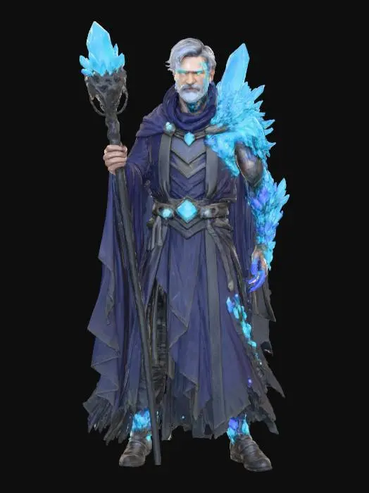 3D model for Crystal Honorable Mage