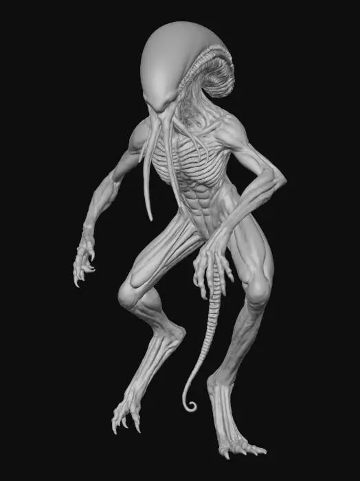 3D model for Enemy Entity from Space