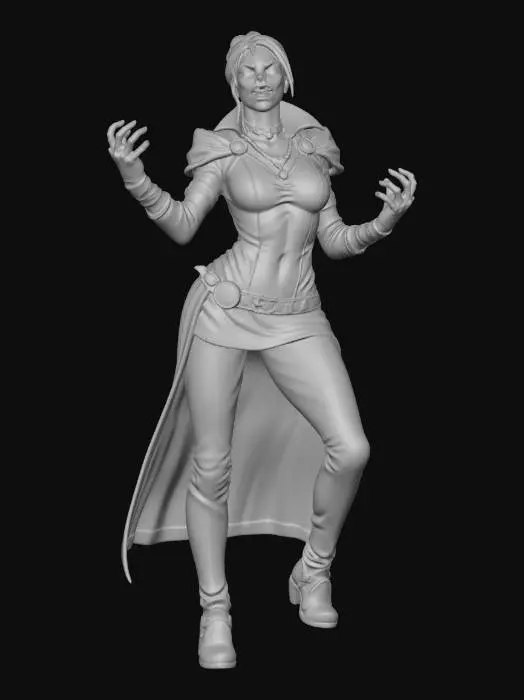 3D model for Female Ghoul Mystic