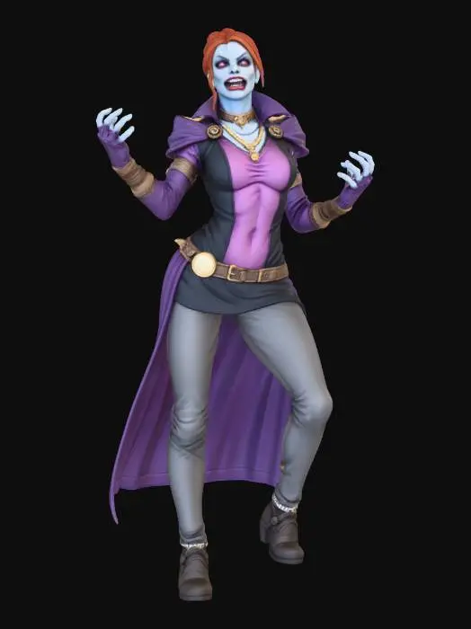 3D model for Female Ghoul Mystic