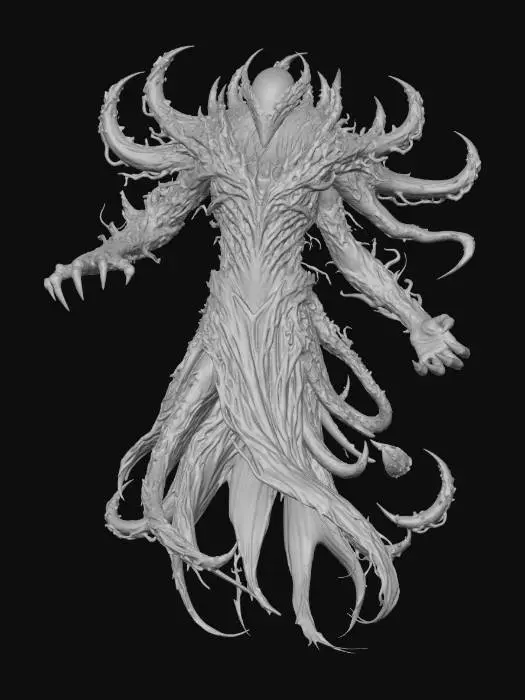 3D model for Tentacle Demon