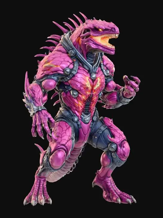 3D model for Cosmic Cyborg Lizard