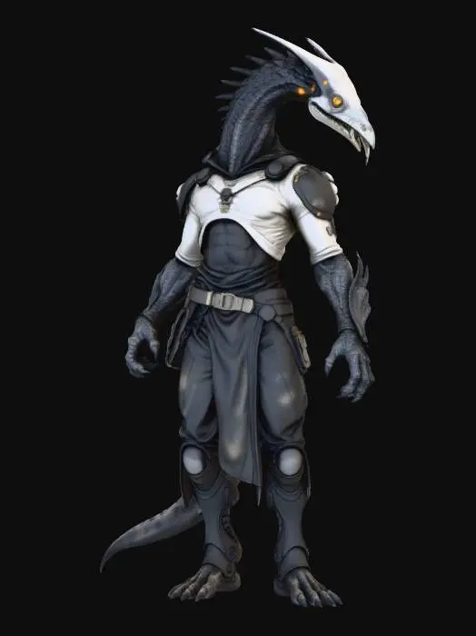 3D model for Cosmic Ruthless Reptilian Warrior