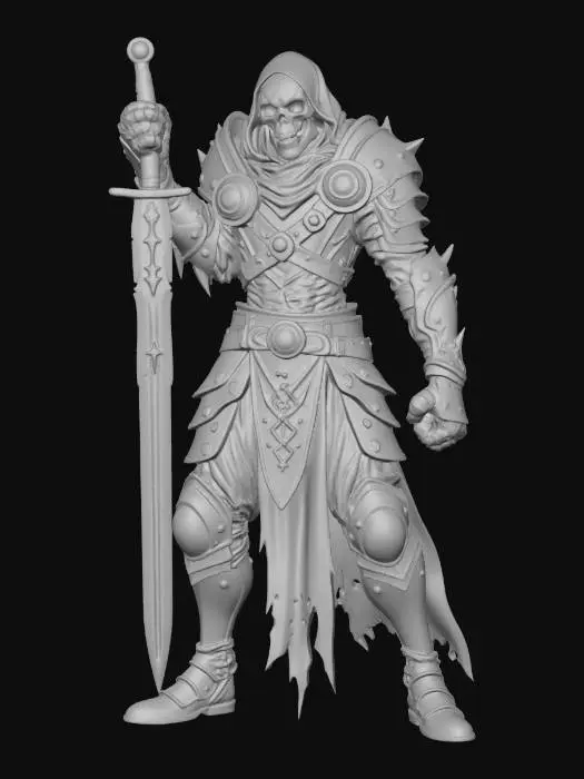 3D model for Skeleton Warrior