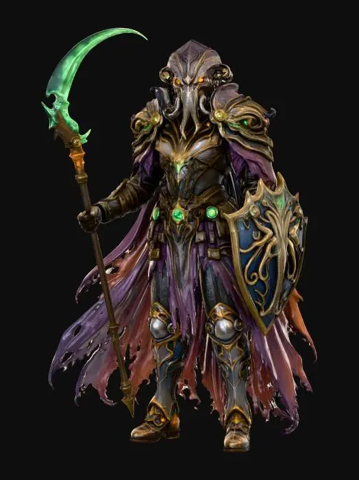 3D model for Octo Eldritch Warrior