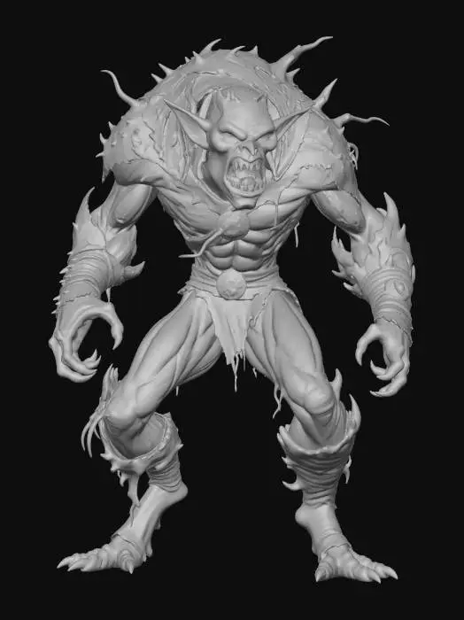 3D model for Forest Fiend