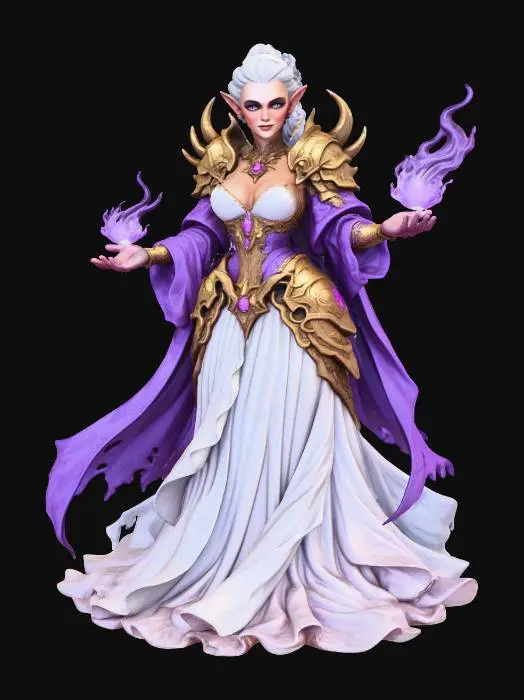 3D model for Female Ethereal Sorceress