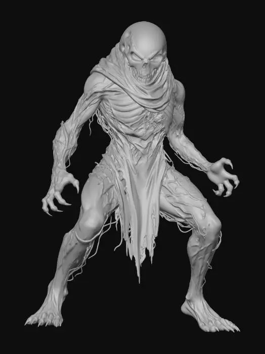 3D model for Monster Ethereal Wraith