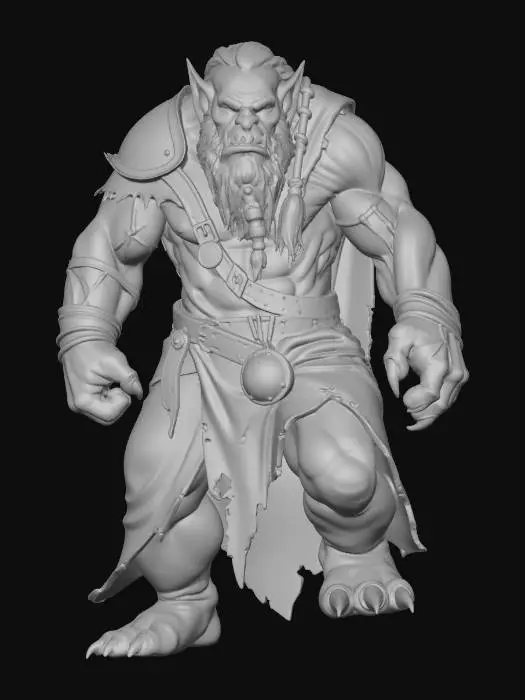 3D model for Elder Orc Druid