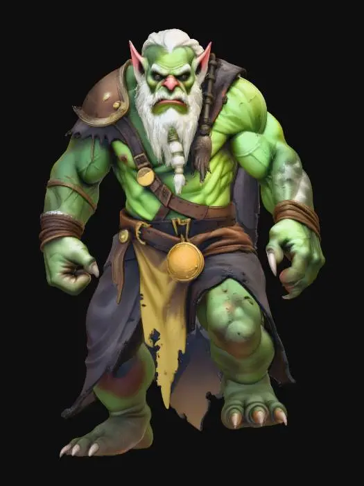3D model for Elder Orc Druid