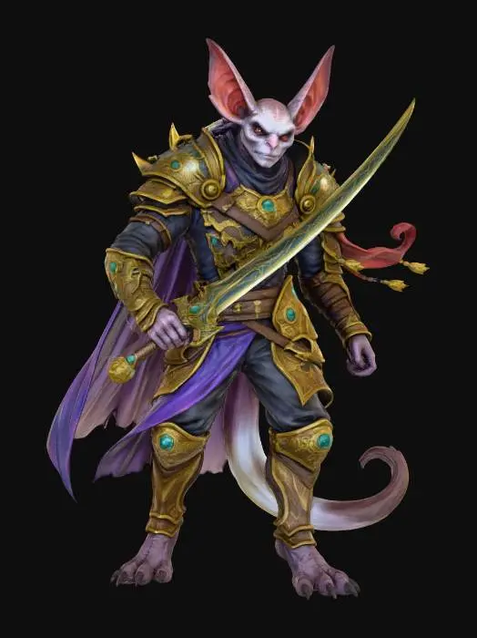 3D model for Warrior Batling Guardian