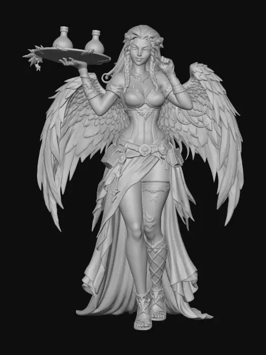 3D model for Girl Winged Potion Bearer