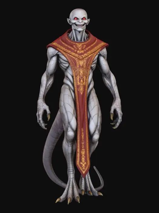 3D model for Monk Demon of Chaos