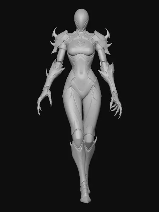 3D model for Female Cyber Stalker