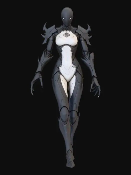 3D model for Female Cyber Stalker