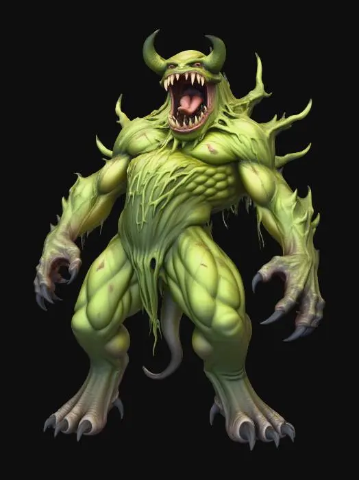 3D model for Cactus Monster