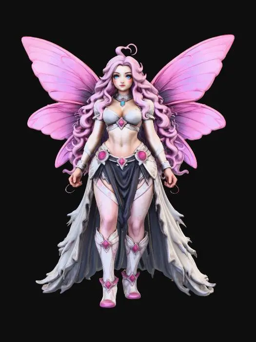 3D model for Pink Fairy