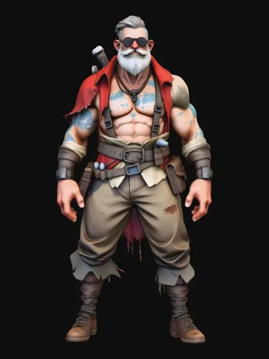 3D model for Uncle Brawler